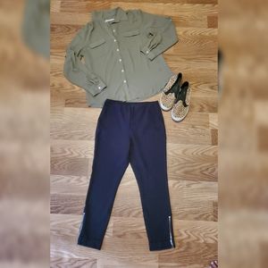 Stretchy Black Capris